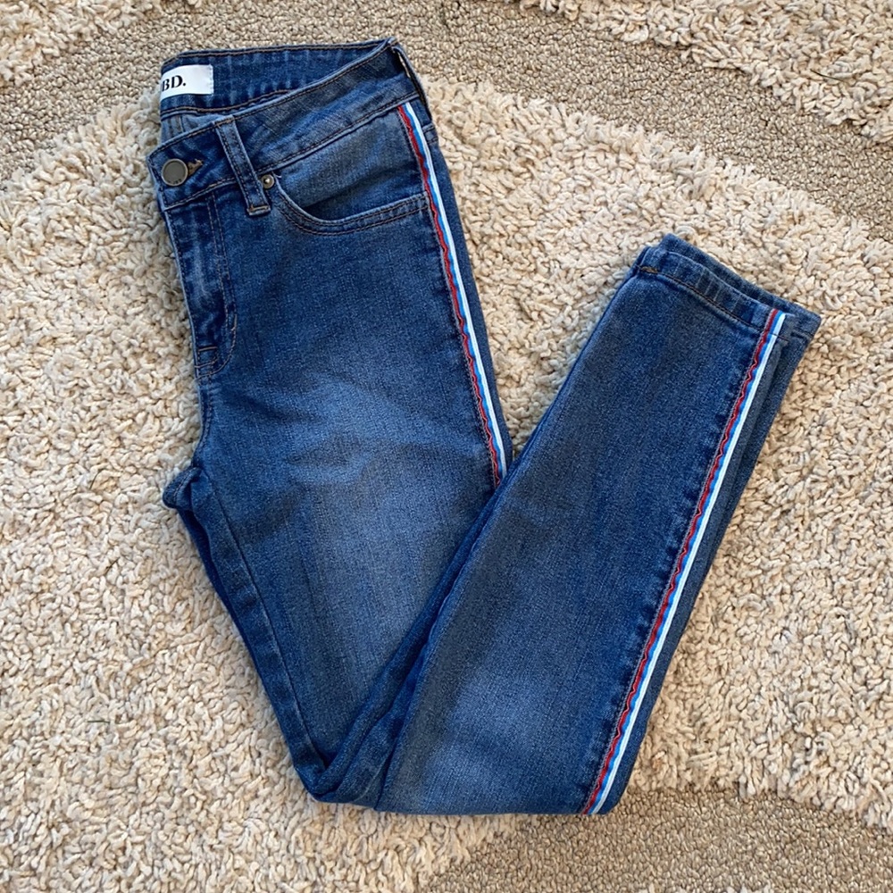 JBD skinny, straight denim jeans Size 24